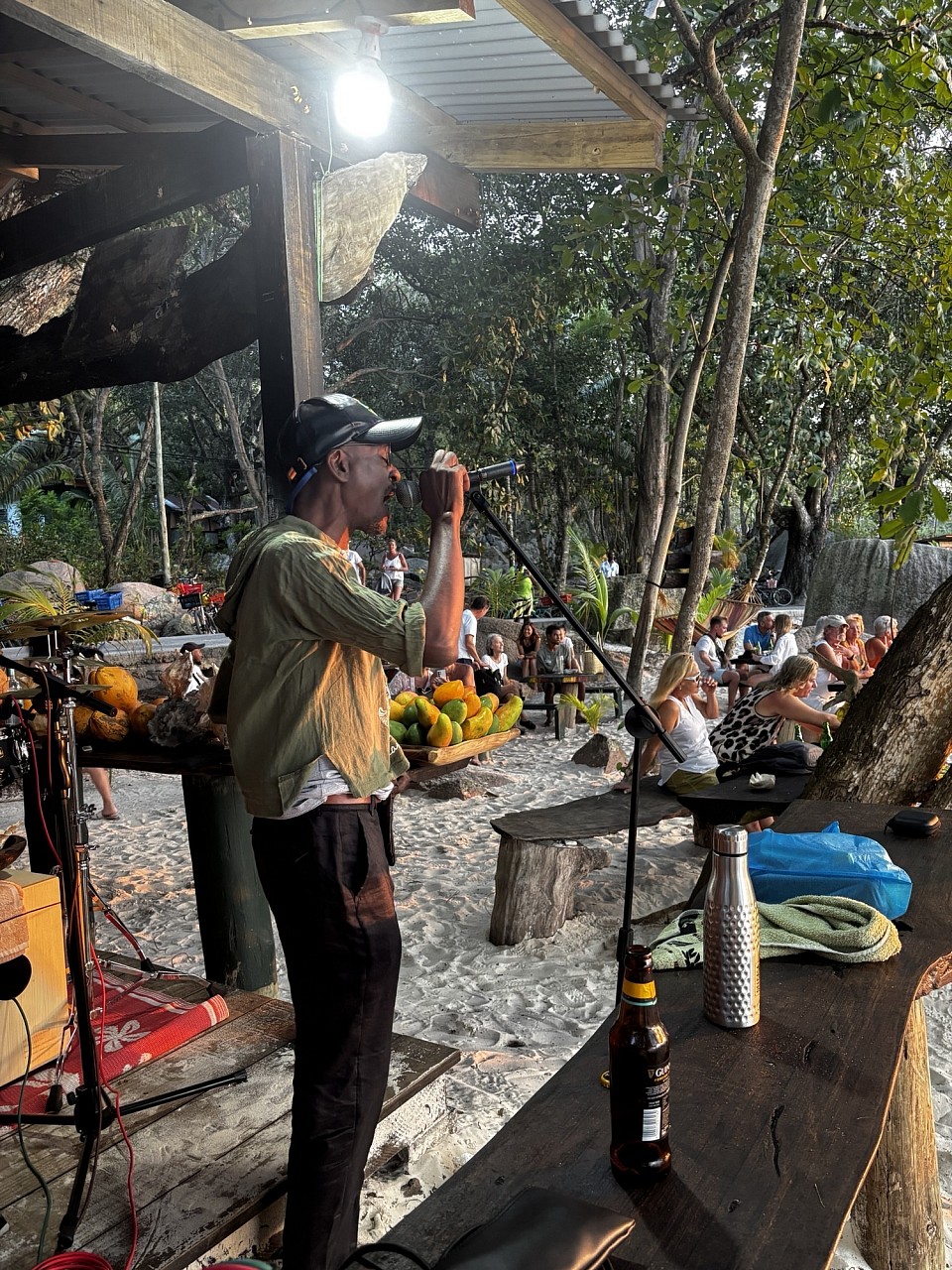 Sunset session @ KARIMS FRUIT BAR LA DIGUE